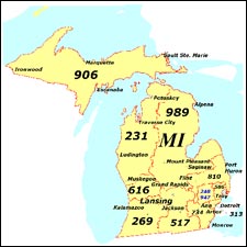 michigan area access numbers dial internet codes