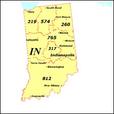We have dial-up Internet numbers for the area codes in Indiana: 219, 574, 260, 765, 317, 812, 930, 463