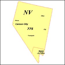 We have dial-up Internet numbers 
for the area codes in Nevada: 702, 725, 775