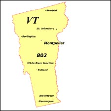 We have dial-up Internet numbers for the area codes in Vermont: 802