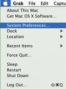 Mac OS 10 Dialup Setup - System Preferences